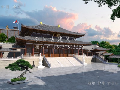 南昌寺庙建筑大殿施工方案设计图